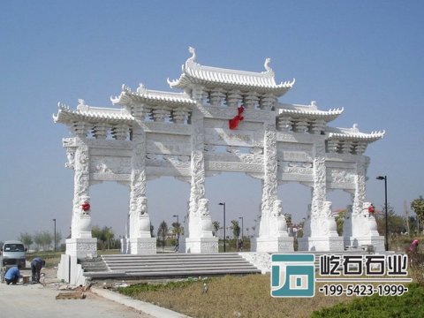 五門石牌坊的制作結(jié)構(gòu)