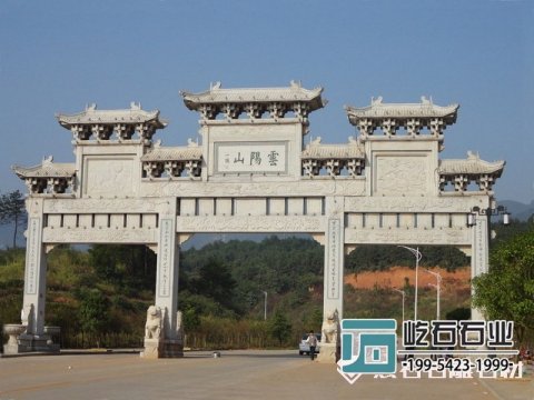 農(nóng)村石牌坊的制作樣式