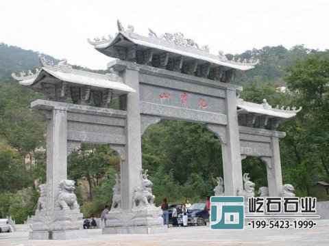 石牌樓的制作樣式