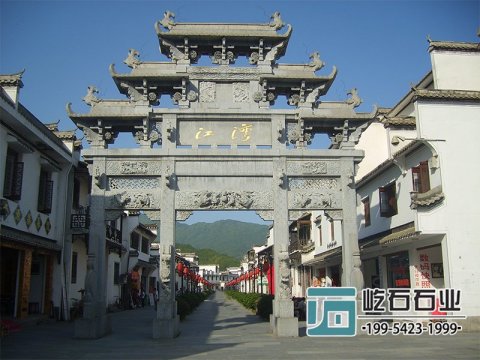 石雕牌坊的建筑意義