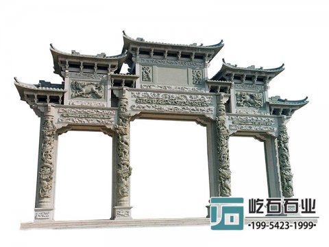 村莊路口牌坊 農(nóng)村村口牌坊安裝制作